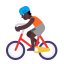 Person Biking Flat Dark icon
