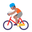Person Biking Flat Medium icon