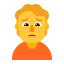 Person Frowning Flat Default icon