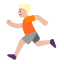 Person Running Flat Medium Light icon