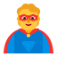 Person Superhero Flat Default icon