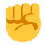 Raised Fist Flat Default icon