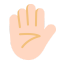 Raised Hand Flat Light icon