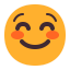Smiling Face Flat icon