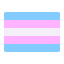 Transgender Flag Flat icon