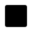 White Square Button Flat icon
