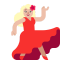 Woman Dancing Flat Medium Light icon