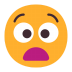 Anguished-Face-Flat icon