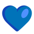 Blue-Heart-Flat icon