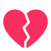 Broken-Heart-Flat icon