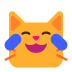 Cat-With-Tears-Of-Joy-Flat icon