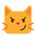 Cat-With-Wry-Smile-Flat icon
