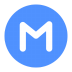 Circled-M-Flat icon