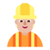 Construction-Worker-Flat-Medium-Light icon