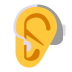 Ear-With-Hearing-Aid-Flat-Default icon
