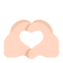 Heart-Hands-Flat-Light icon