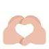 Heart-Hands-Flat-Medium-Light icon