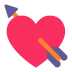 Heart-With-Arrow-Flat icon
