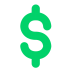 Heavy-Dollar-Sign-Flat icon