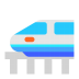 High-Speed-Train-Flat icon