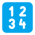 Input-Numbers-Flat icon
