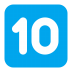 Keycap-10-Flat icon