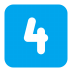 Keycap-4-Flat icon