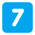 Keycap-7-Flat icon
