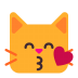 Kissing-Cat-Flat icon
