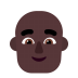 Man-Bald-Flat-Dark icon