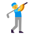 Man-Golfing-Flat-Default icon
