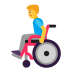 Man-In-Manual-Wheelchair-Flat-Default icon