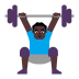 Man-Lifting-Weights-Flat-Dark icon