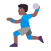 Man-Playing-Handball-Flat-Medium-Dark icon