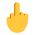 Middle-Finger-Flat-Default icon