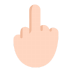 Middle-Finger-Flat-Light icon