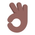 Ok-Hand-Flat-Medium-Dark icon