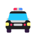 Oncoming-Police-Car-Flat icon