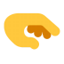 Palm-Down-Hand-Flat-Default icon
