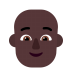 Person-Bald-Flat-Dark icon