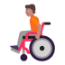 Person-In-Manual-Wheelchair-Flat-Medium icon