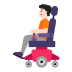 Person-In-Motorized-Wheelchair-Flat-Light icon