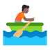 Person-Rowing-Boat-Flat-Medium-Dark icon
