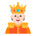 Person-With-Crown-Flat-Light icon