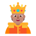 Person-With-Crown-Flat-Medium icon