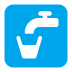 Potable-Water-Flat icon