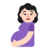 Pregnant-Woman-Flat-Light icon