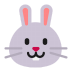 Rabbit-Face-Flat icon