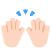 Raising-Hands-Flat-Light icon