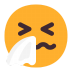 Sneezing-Face-Flat icon